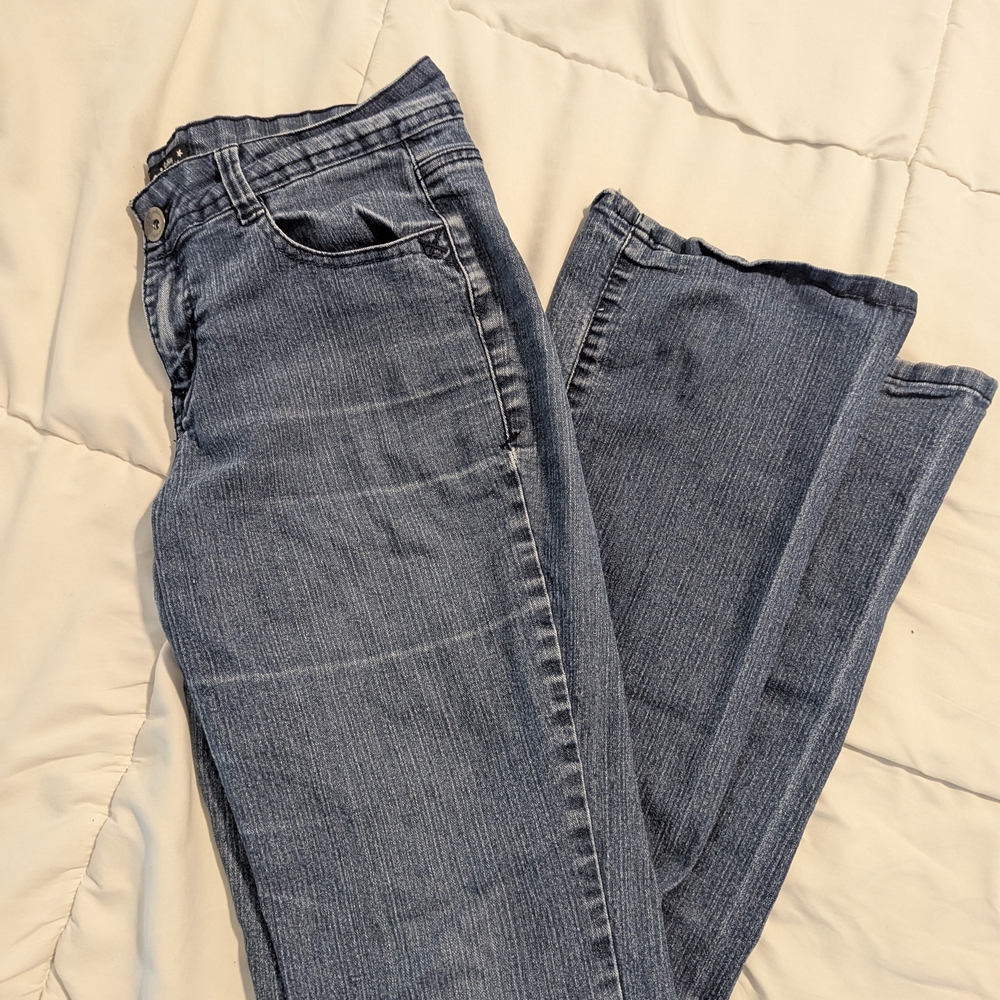 LEI Blue Flare Wide Leg Jeans Timeless Style